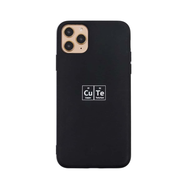 

1шт чехол для iPhone с текстовым принтом, Чёрнобелые