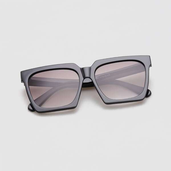 

Men Square Frame Sunglasses, Black