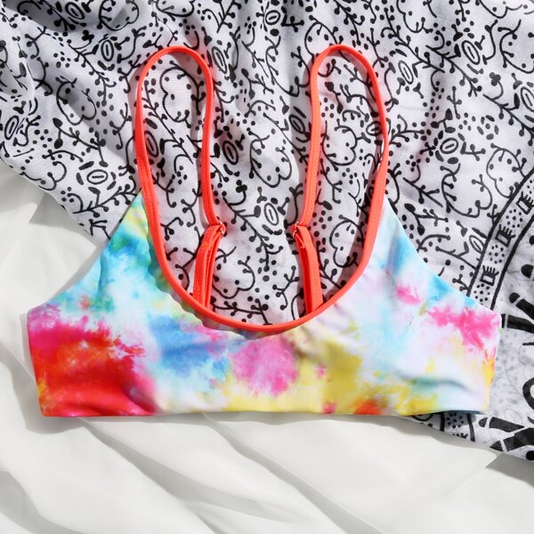 

Tie Dye Bikini Top, Multicolor