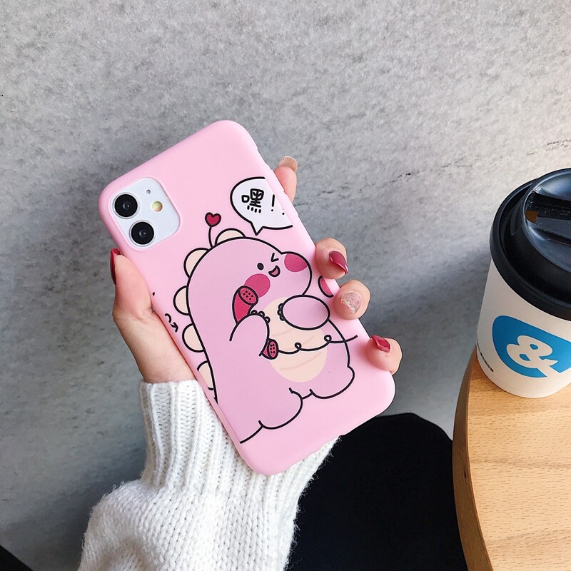 

Cartoon iPhone Case, Pink