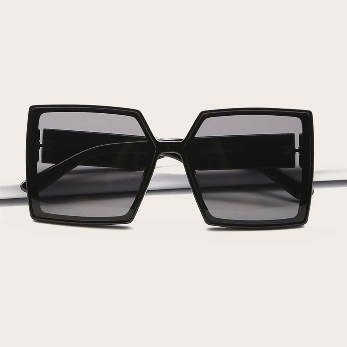 

Irregular Frame Sunglasses, Black
