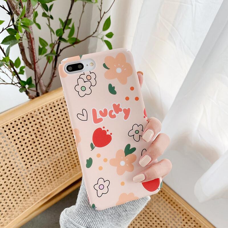 

Cartoon Floral iPhone Case, Multicolor