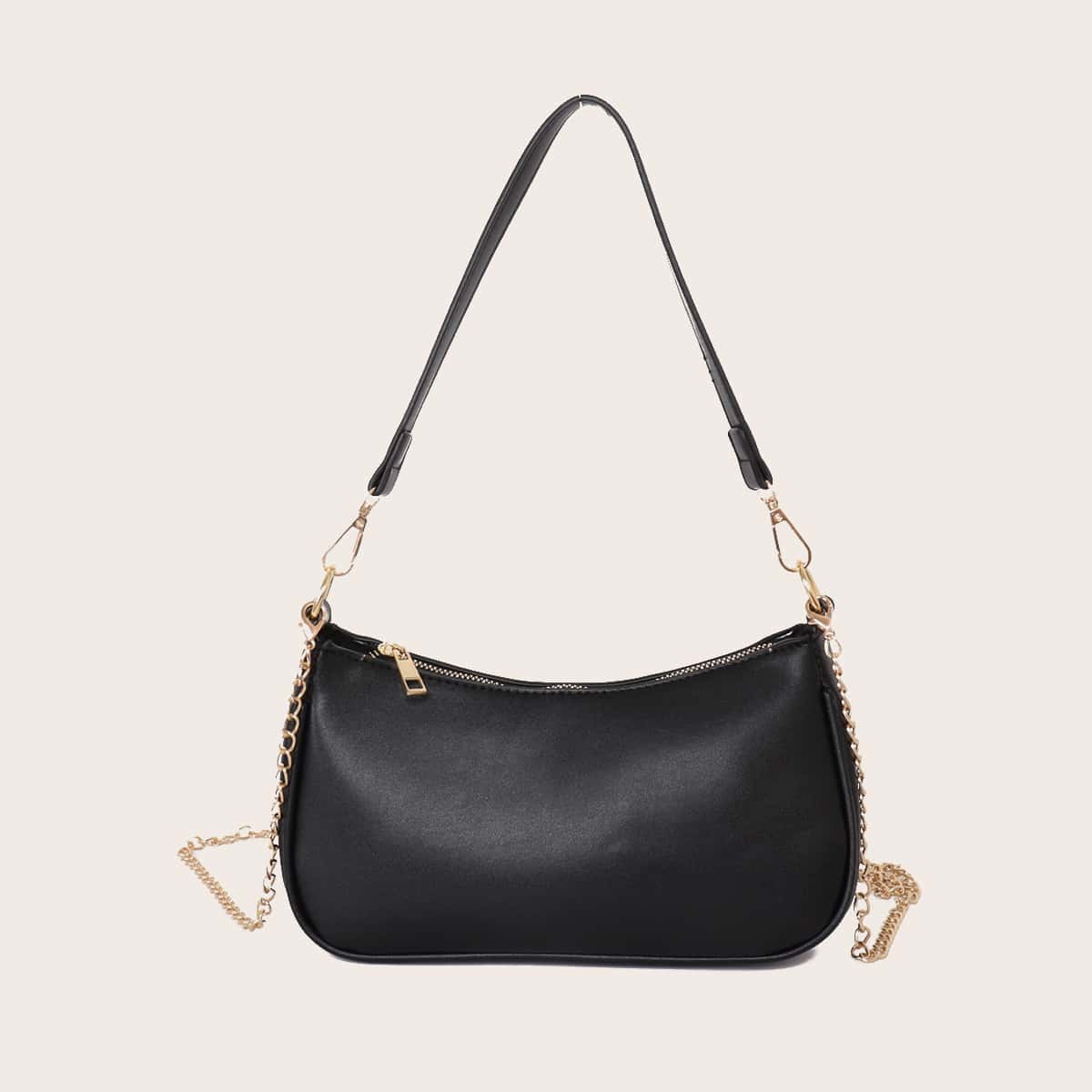 

Minimalist Baguette Bag, Black