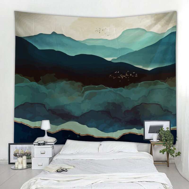 

Mountain Print Tapestry, Multicolor