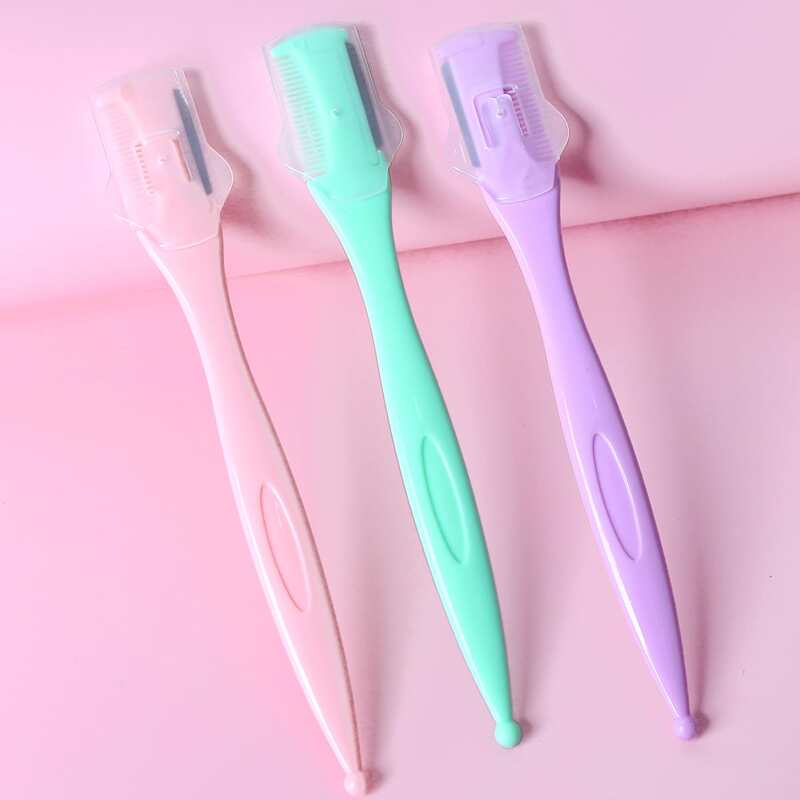 

2pcs Solid Random Eyebrow Trimmer, Multicolor