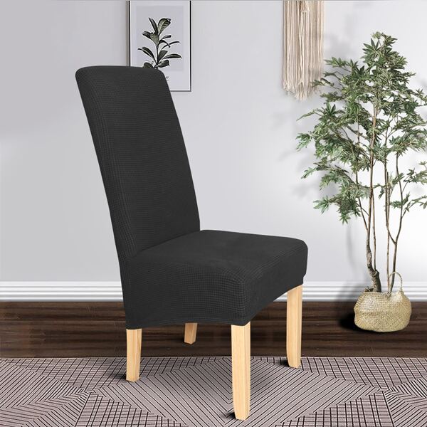 

Solid Stretchy Chair Cover, Black