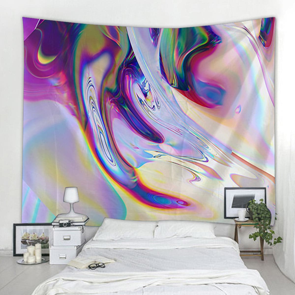

1pc Graphic Tapestry, Multicolor