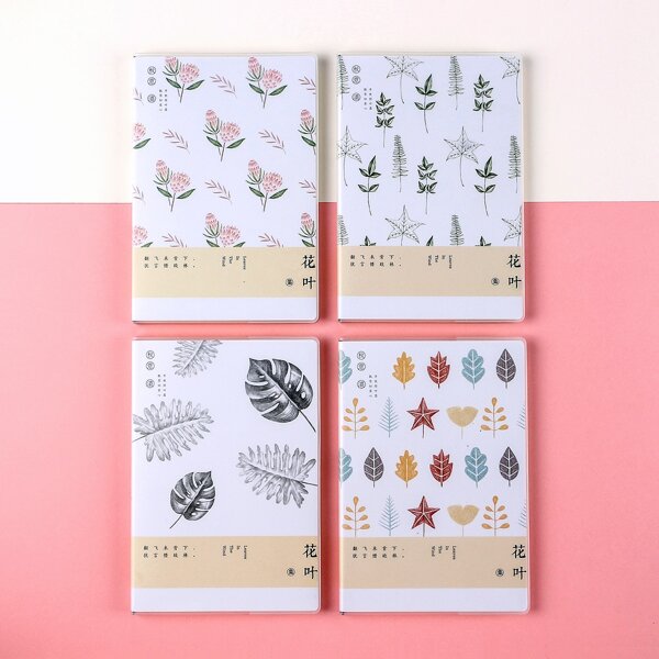 

1pack Plants Print Cover Random Notebook, Multicolor