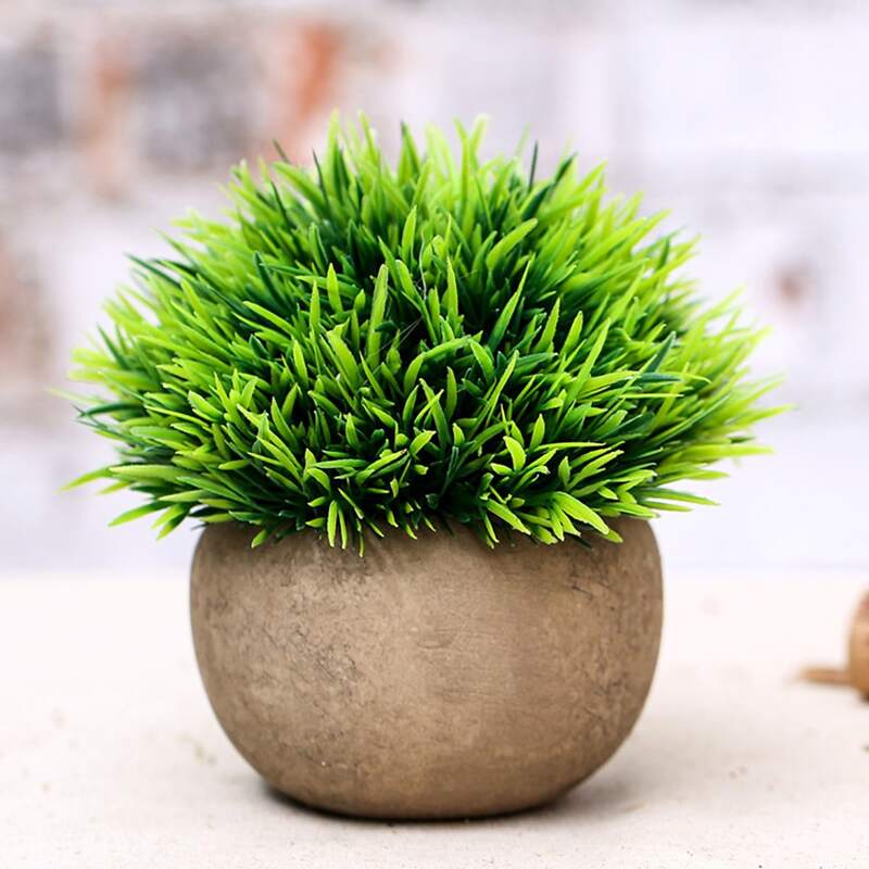 

Artificial Potted Grass, Multicolor