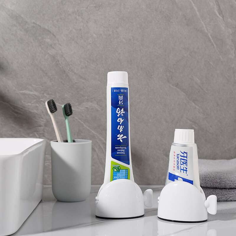 

1pc Solid Toothpaste Squeezer, White