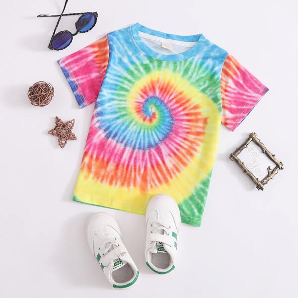 

Toddler Boys Tie Dye Tee, Multicolor