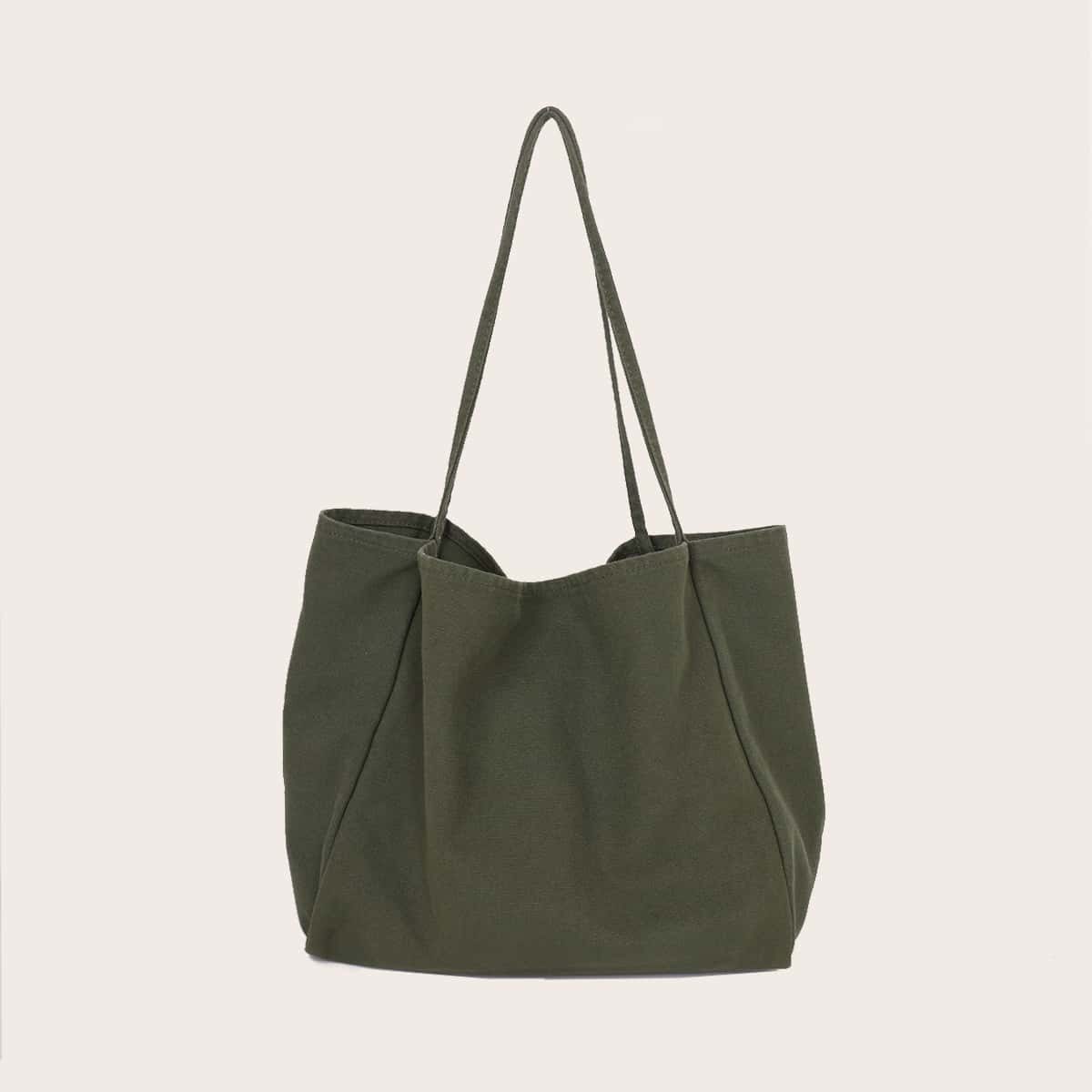 

Minimalist Tote Bag, Army green