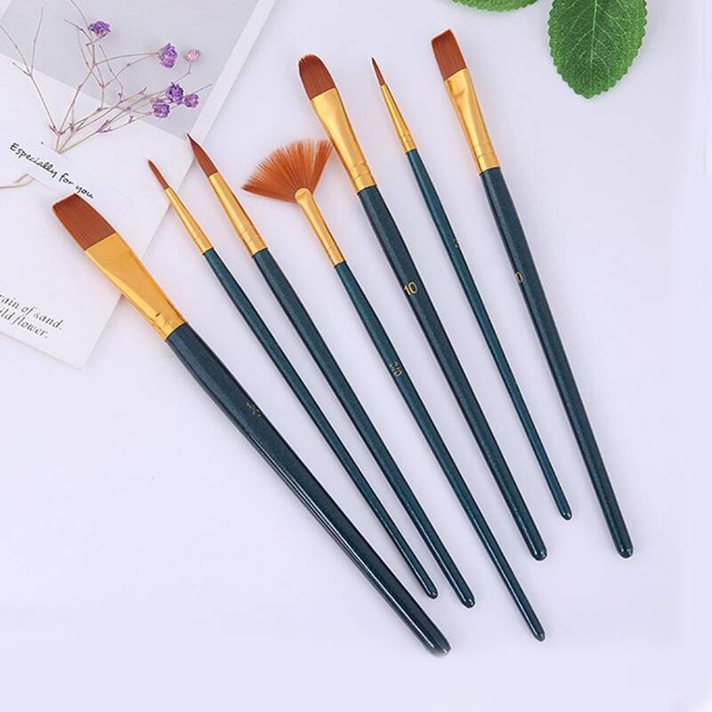 

7pcs Art Brush Set, Blue