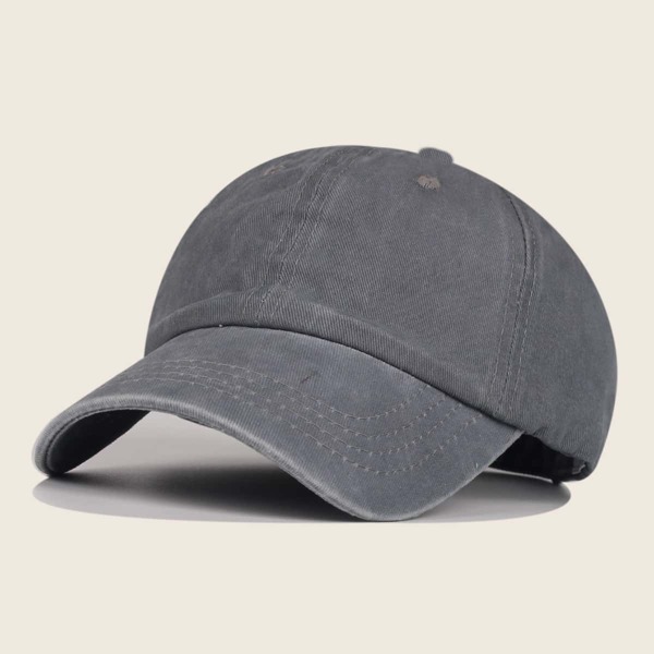 

Toddler Kids Simple Baseball Cap, Light grey