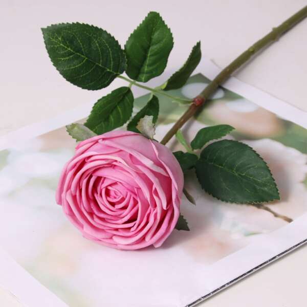 

1branch Artificial Rose, Pink