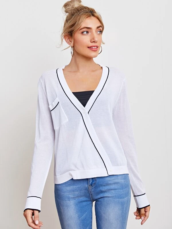 Button up cardigan with pockets Clearance