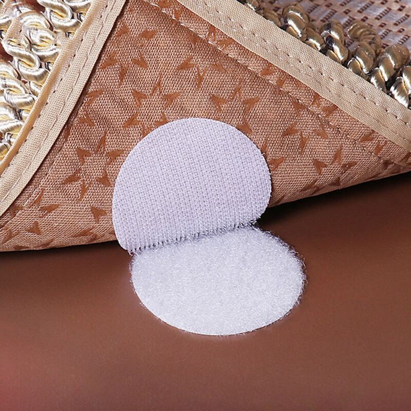 

10pcs Carpet Non-slip Velcro Sticker, White
