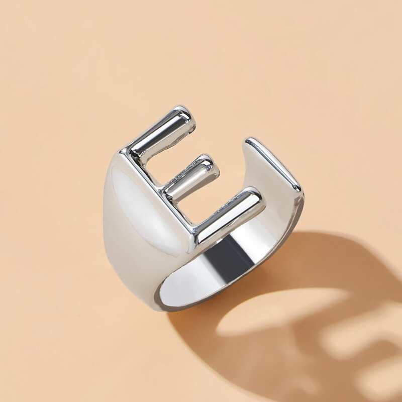 

1pc Simple Ring, Silver