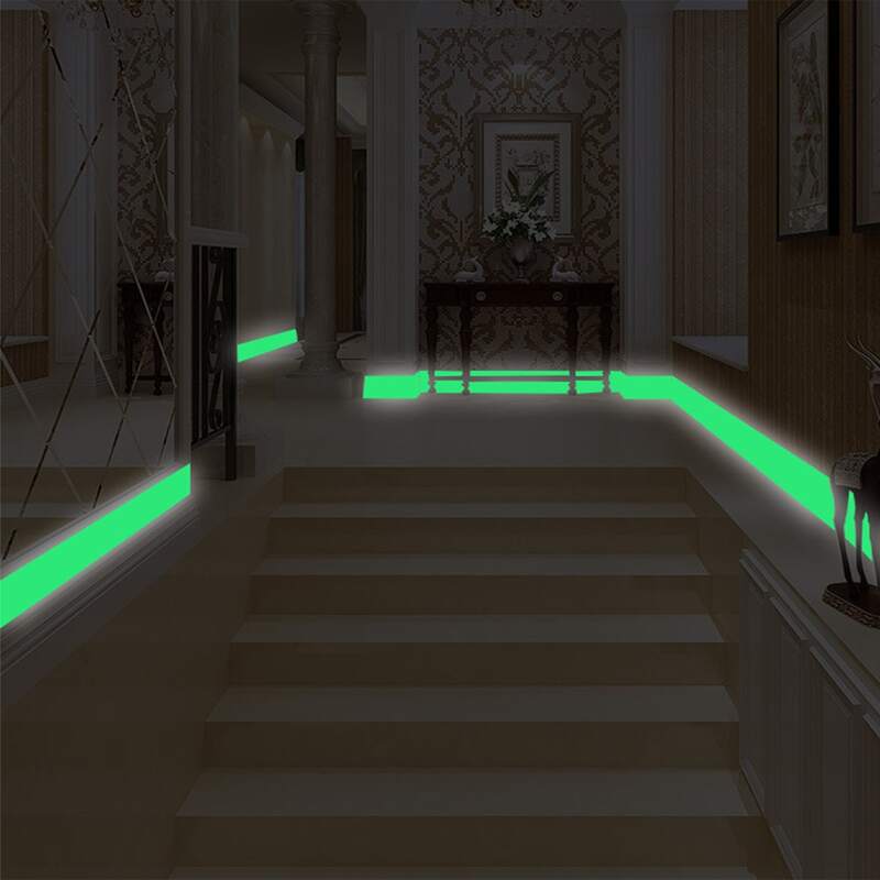 

1roll Luminous Tape Wall Sticker, Lime green