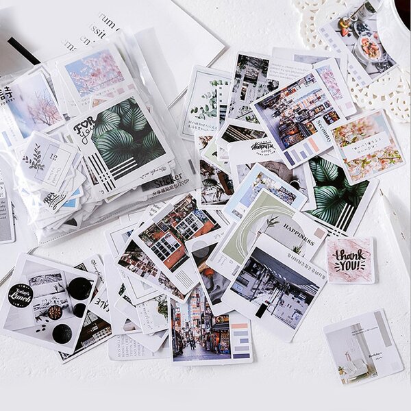 

200pcs Mixed Pattern Sticker, Multicolor