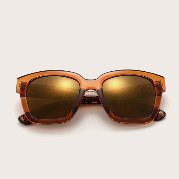 

Acrylic Frame Sunglasses, Brown