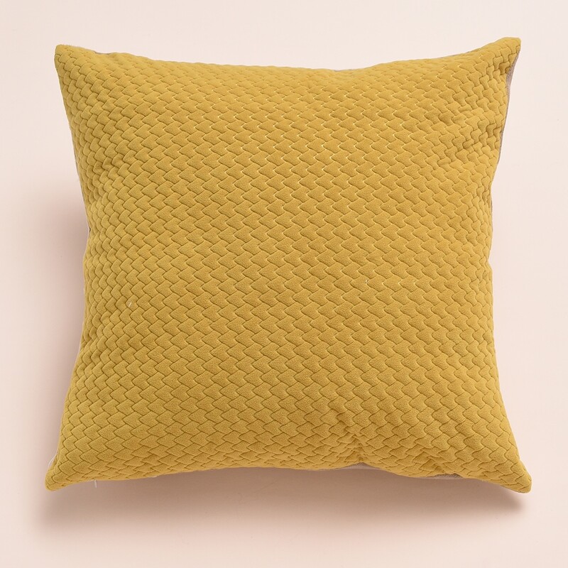 

Solid Cushion Cover Without Filler, Yellow
