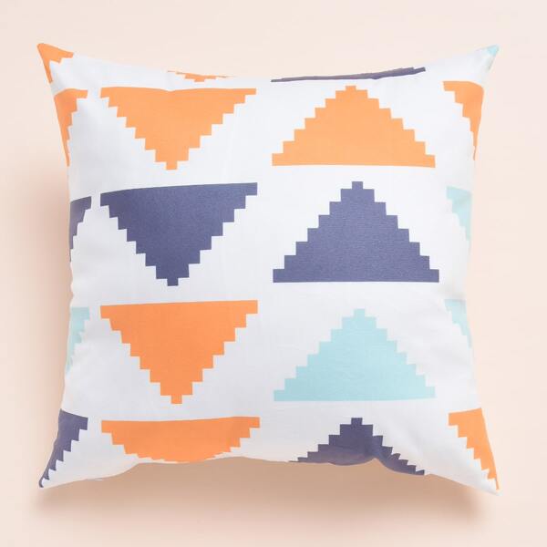 

Geometric Pattern Cushion Cover Without Filler, Multicolor