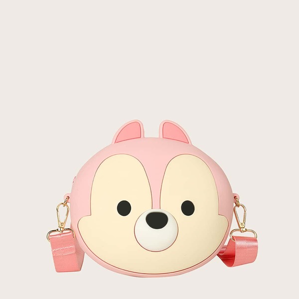 

Girls Cartoon Crossbody Bag, Pink