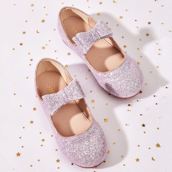 

Toddler Girls Allover Glitter Decor Flats, Pink