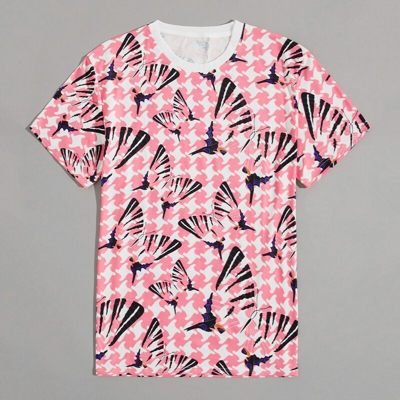 

Men Allover Print Tee, Multicolor