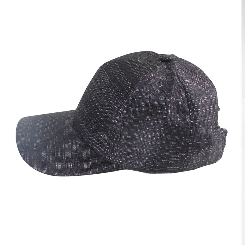 

Marled Baseball Cap, Black