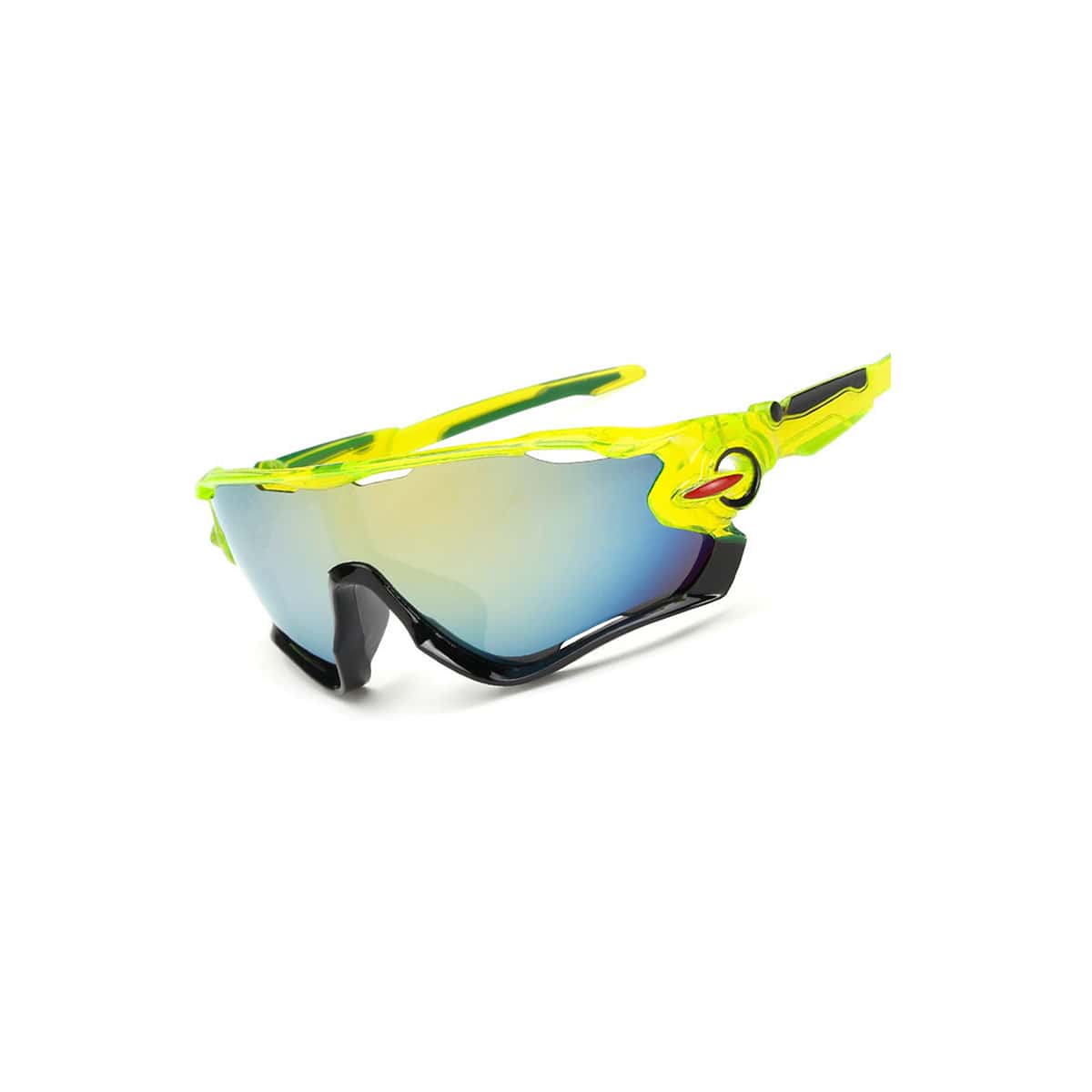 

1pc Full Frame Visor Sunglasses, Multicolor