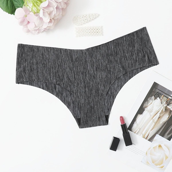 

Plus Space Dye Panty, Dark grey
