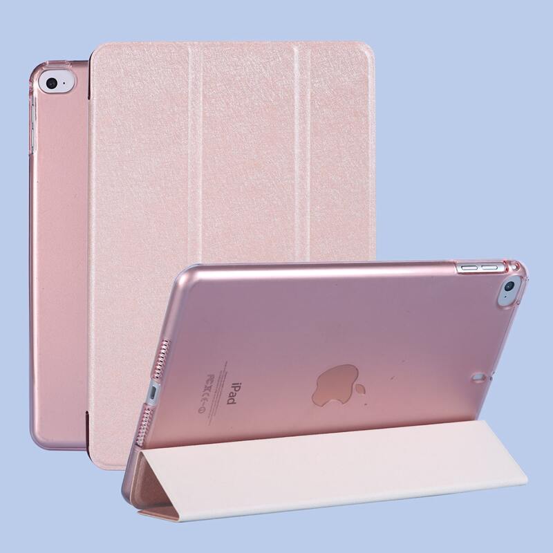 

1pc Solid iPad Case, Pink
