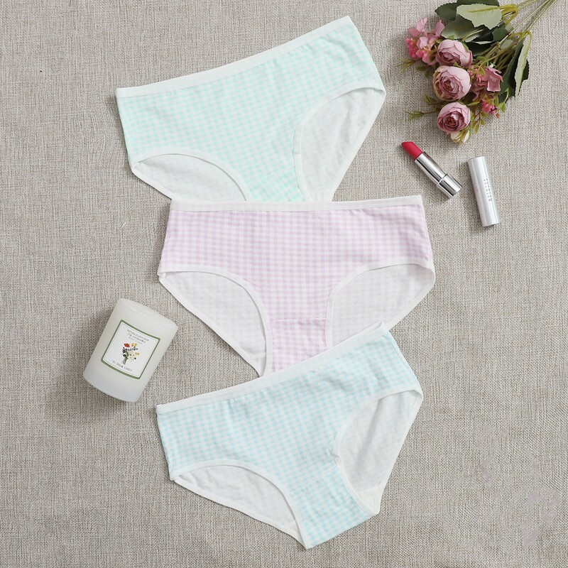 

3pack Gingham Panty Set, Multicolor
