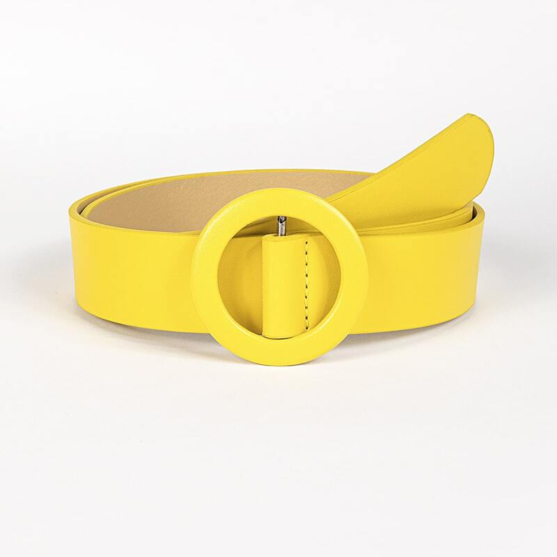 

O-ring Buckle Belt, Yellow
