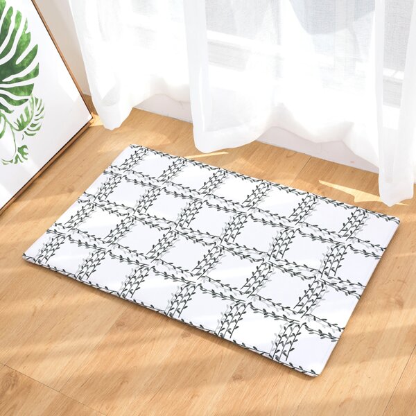 

Vine Print Floor Mat, Multicolor