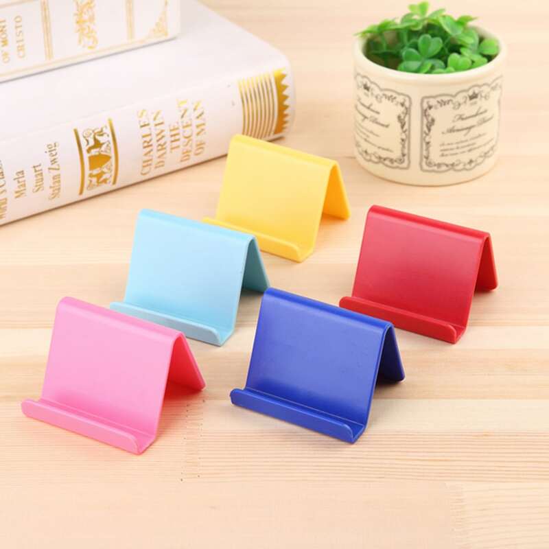 

1pc Solid Phone Holder, Multicolor