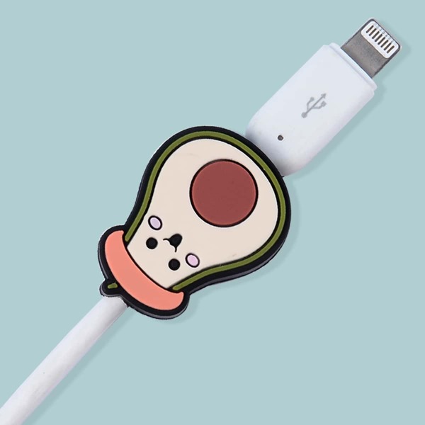 

1pc Avocado Data Cable Protector, Multicolor