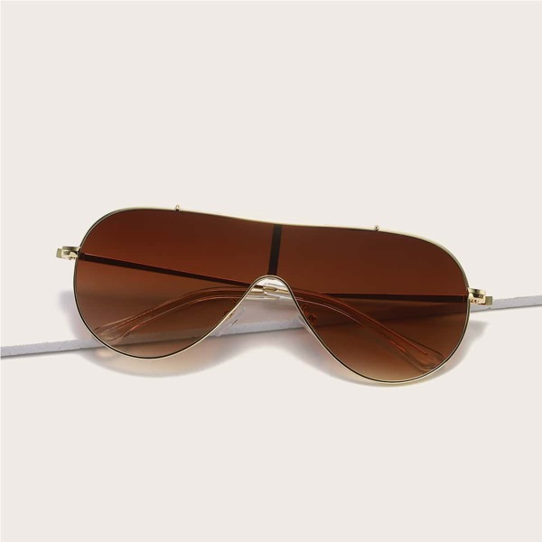 

Flat Top Shield Sunglasses