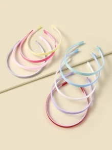 9pcs Toddler Girls Simple Hair Hoop - Multicolor - View 2