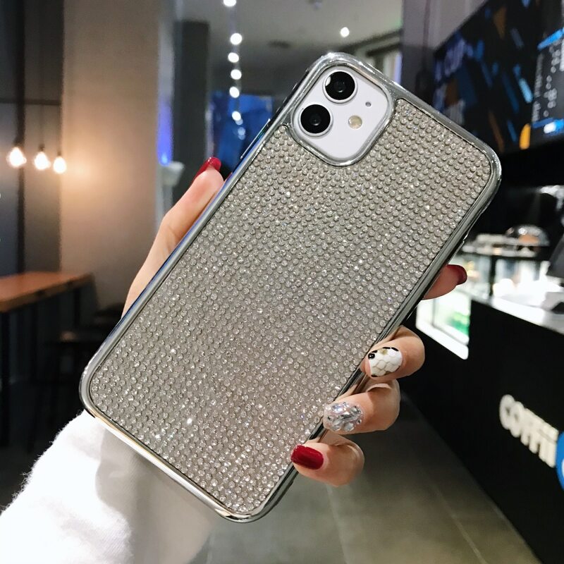 

Rhinestone iPhone Case, Silver