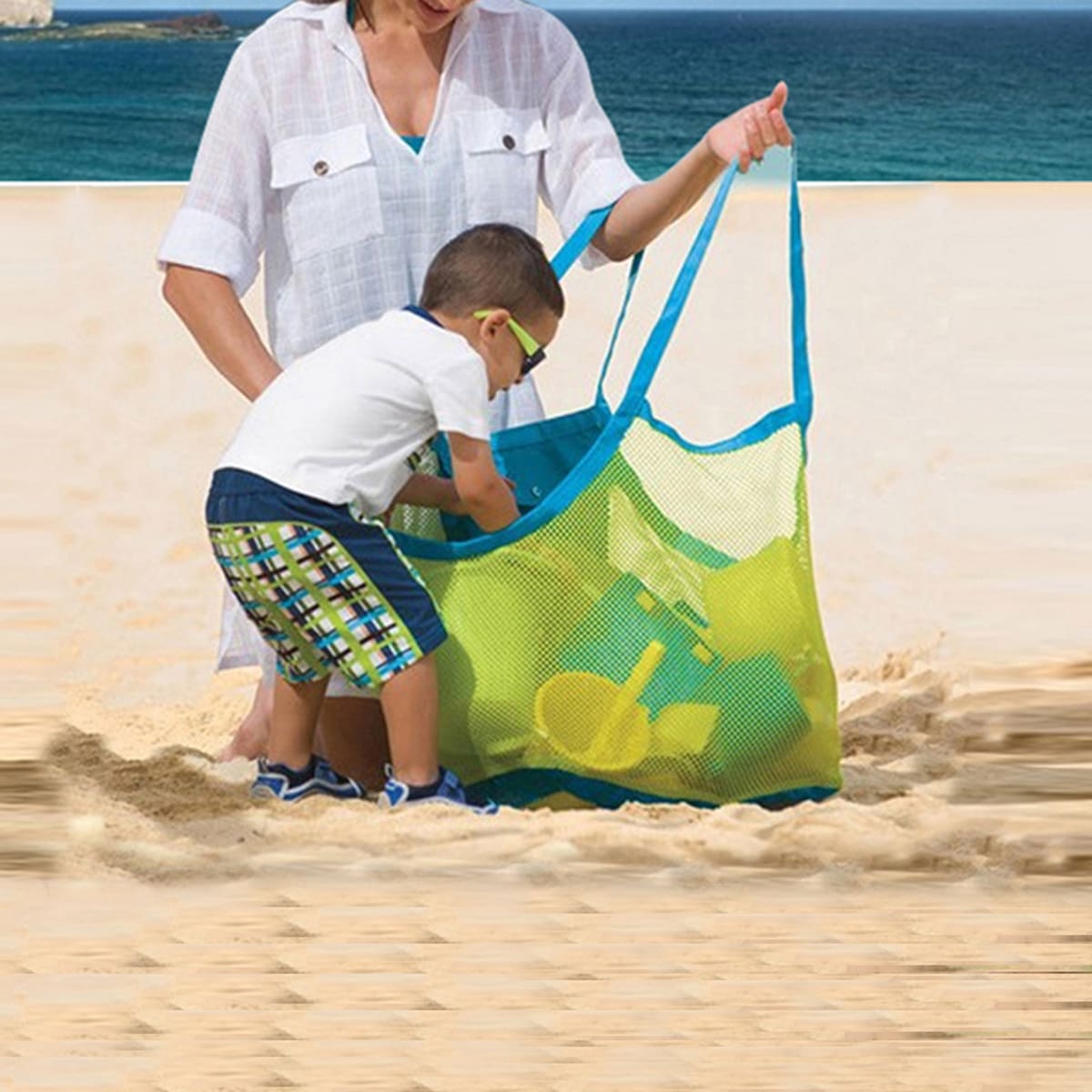 

1pc Random Color Toy Net Bag, Multicolor