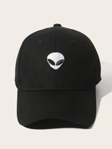 Mũ lưỡi trai thêu Alien Alien - màu đen - Xem 2