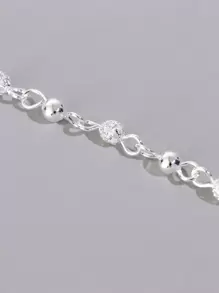 Vòng tay trang trí hình quả bóng - Bạc - Xem 3