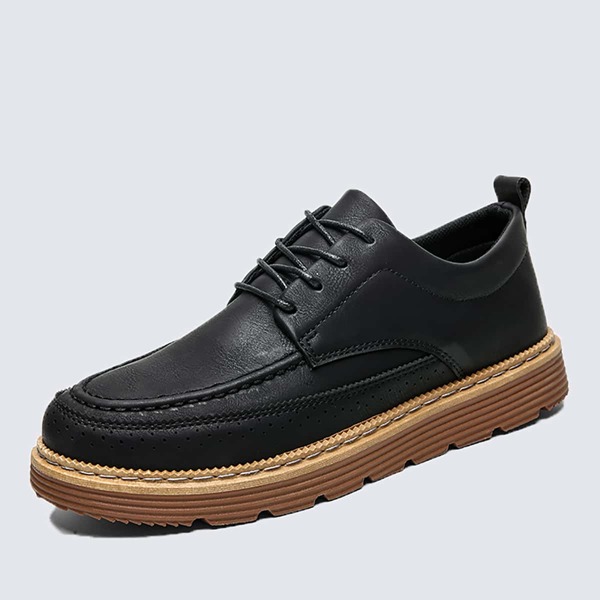 

Men Lace-up Front Dress Shoes, Black