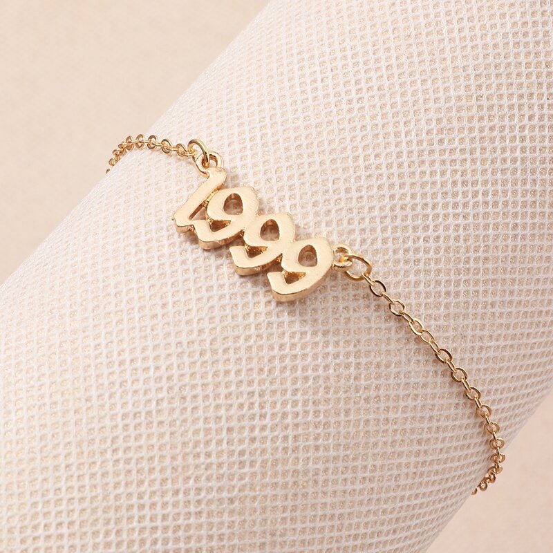 

Gold Number Decor Anklet