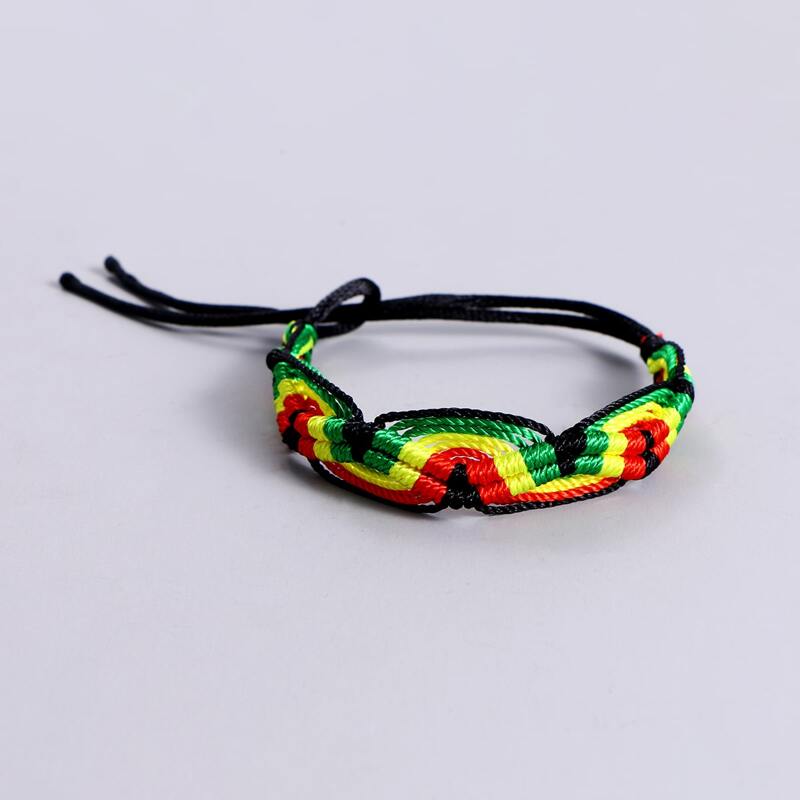 

Colorful Braided String Bracelet, Multicolor