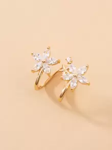 Cuff de oreja floral