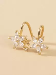 Cuff de oreja floral